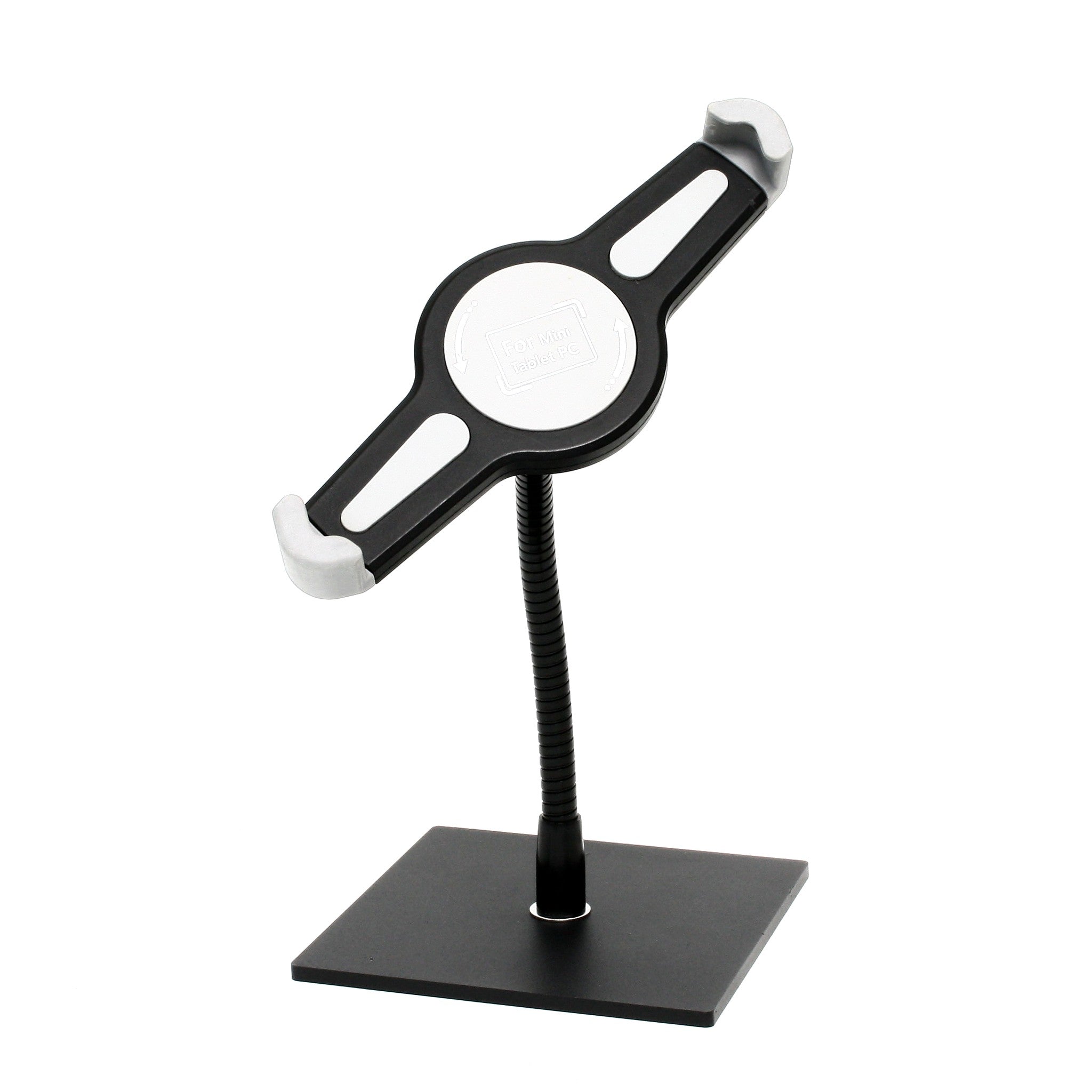 SnakeClamp 9 Black Flexible Arm Camera Stand with Round Base