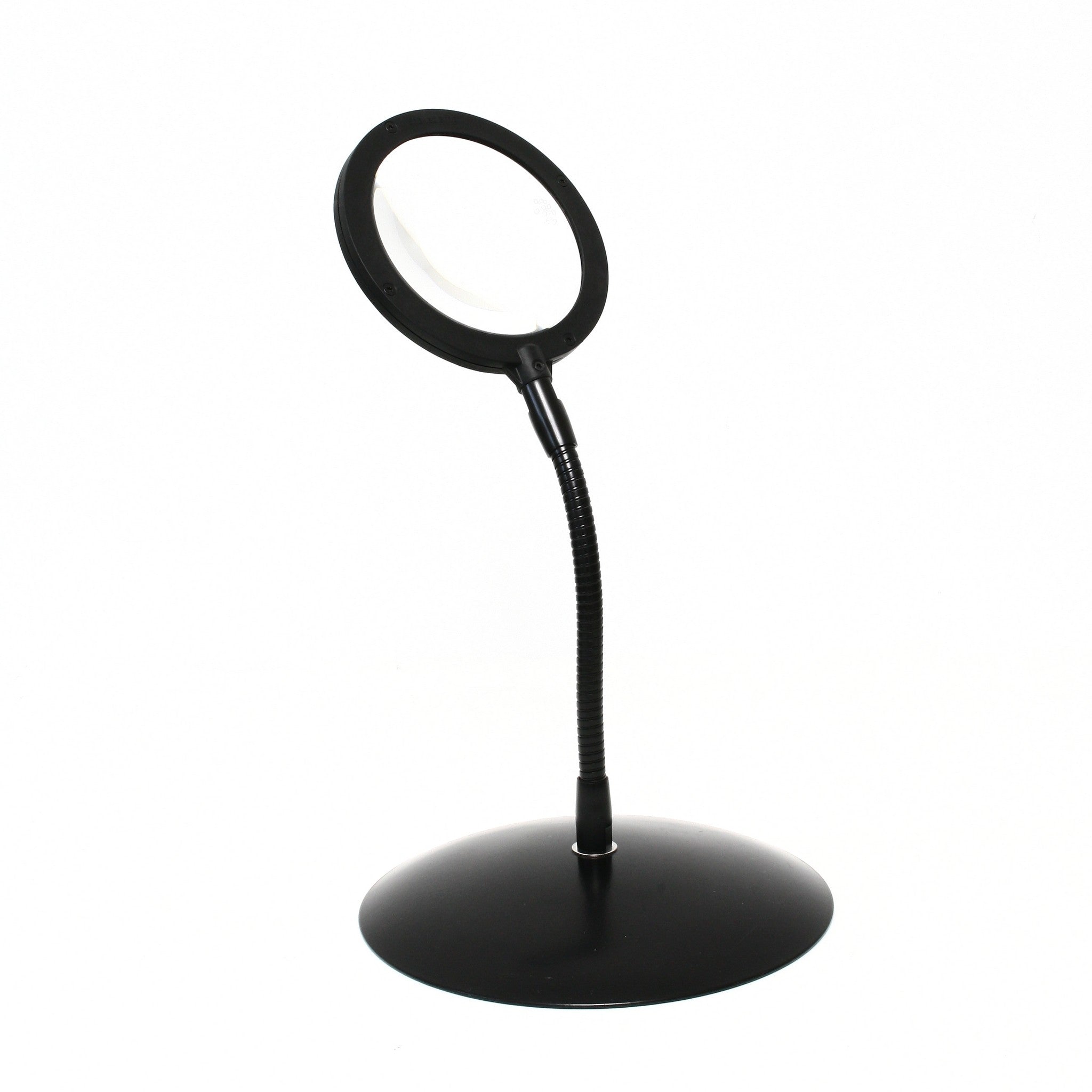 ROUND 5X MAGNIFIER LAMP WITH STAND -NEW DESIGN WITH FLEX ARM