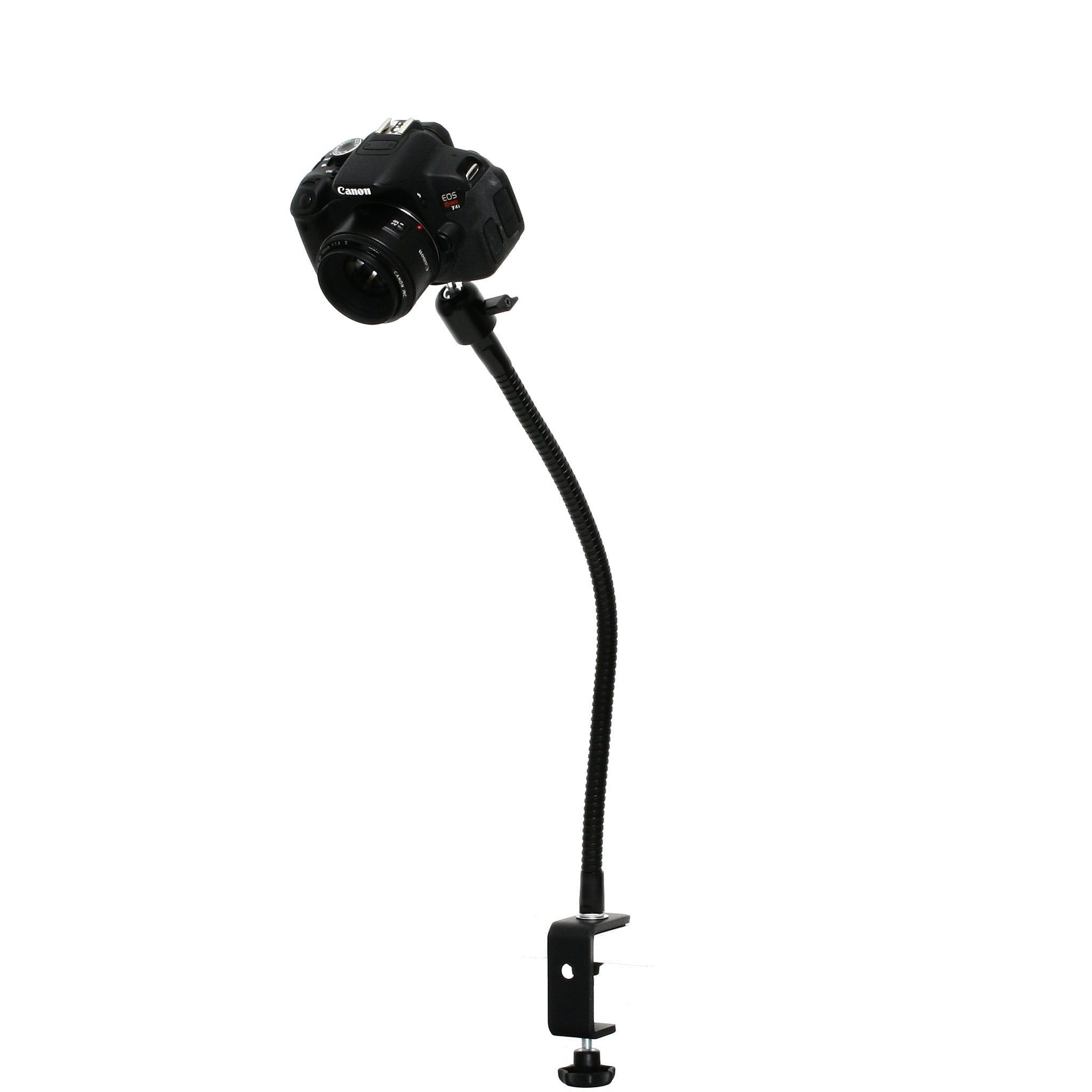 SnakeClamp 13 Flexible Arm Webcam Stand with Plate Mount